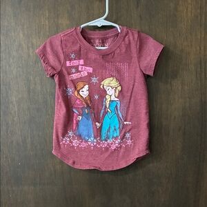Disney Frozen Kids T-Shirt - Burgundy